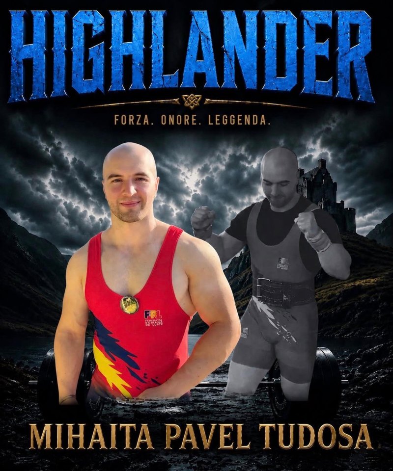 Afișul Highlander cu Mihai Tudosa